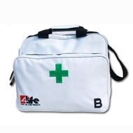 PUTIH 4life FIRST AID KIT WHITE BAG TYPE B / 4LIFE WHITE FIRST AID BAG ORI