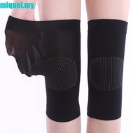 MIQUEL Knee Pad Sleeve Elastic 1 pairs Sport Accessories Pain Relief Injury Recovery Antiskid Knee S