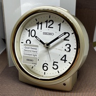 Seiko Clock QHE199G Auto Constant Light Quiet Sweep Silent Movement Alarm Clock QHE199