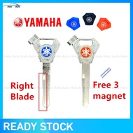 Motor Metal Blank Key / Kunci for YAMAHA MOTOR KEY - Right Blade