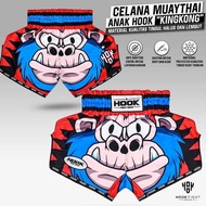 CELANA MUAY THAI ANAK HOOK FIGHT GEAR CTK001, KID MUAY THAI SHORTS, CELANA MUAYTHAI ANAK