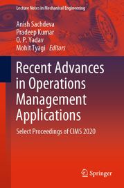 Recent Advances in Operations Management Applications Anish Sachdeva