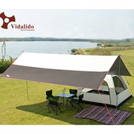 Vidalido Flysheet ฟลายชีท กันแดดกันน้ำ ทรงสีเหลี่ยม Big Space Shelters/Canopies Tarp