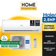 Haier R32 Smart Clean Inverter Air Conditioner Hyper PCB Aircond HSU-10VTH21 / HSU-13VTH21 / HSU-19V