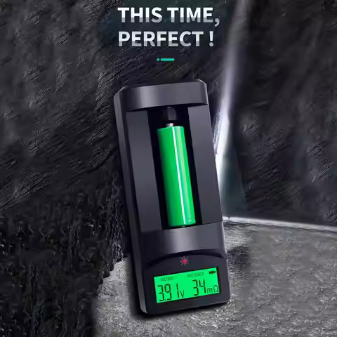 ABVG-Digital Display Battery Voltage Internal Resistance Tester 0-999MΩ Universal 18650 Lithium Batt