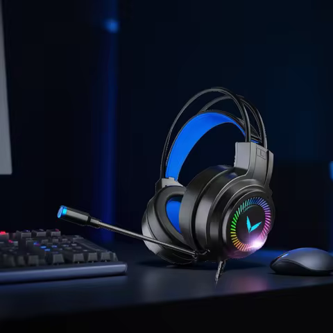 G60 Gaming Headset 7.1 Stereo SVirtual Surround Bass Earphone Headphone with Mic LED Light for Compu