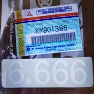 Original Mitsubishi ktb 6.666 axle sticker