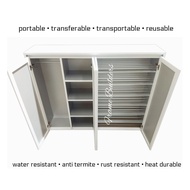 Storage Cabinet/Shoe Cabinet/Aluminum Wall Mounted Cabinet/Shoe Cabinet Aluminum/Outdoor Cabinet/Kabinet Kasut/5 Feet