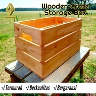 Wooden crate storage box, multi-purpose Wooden crate box