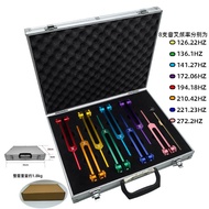 Professional Yoga Meditation Tuning Fork Color Aluminum Alloy Tuning Fork Set Tuning Fork