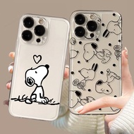 Black Line Snoopy Y2K Cute Creative Phone Casing For Samsung Galaxy S24 FE S25 Plus S24 S23 Ultra A1