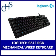 Logitech G512 Carbon RGB Mechanical Gaming Keyboard 2 Years Singapore Warranty