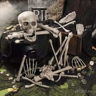Bar Haunted House Decorations Secret Room Skeleton Skull 28 Skull Halloween Simulation Human Bone Pr