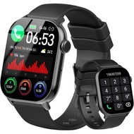 Smart Watch(Answer/Make Call), 1.96" HD Smartwatch for Men Women, 2025 New Fitness Watch with 100+ S