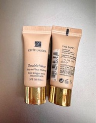 Estee Lauder Double Wear Stay-in-Place Makeup SPF 10/PA++ (#1W2 Sand) (5ml) 持久防曬粉底 旅行試用體驗裝 版仔 founda