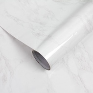 สติกเกอร์ลายหินอ่อนกันน้ำสติกเกอร์ติดผนังกระเบื้องห้องครัวห้องน้ำ Self Adhesive Wallpaper อย่างหนา