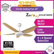 Khind Ceiling Fan ZenAir Series BLDC 43" CF43DC1R CF43DC2R