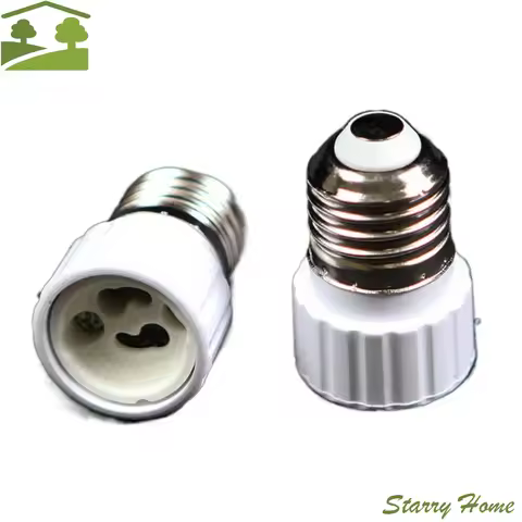 E27 Male to E14 B22 GU10 E40 Female Lamp Holder Converter Durable Heat-resistant Socket Adapter Mult