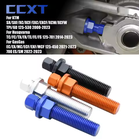 M10 CNC Rear Axle Blocks Chain Adjuster Bolt For KTM Duke 690 790 890 990 1090 1190 1190 ADVENTURE S
