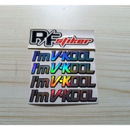 V-kool cutting sticker vkool sticker