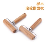 Solid Wood Dough Rolling Tool Single-Handed Roller Dough Roller Effort-Saving Roller Dough Stick for