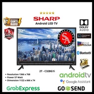 Led Android TV 32 Inch Sharp Type: 2T-C32BG1I (Khusus Daerah Medan)