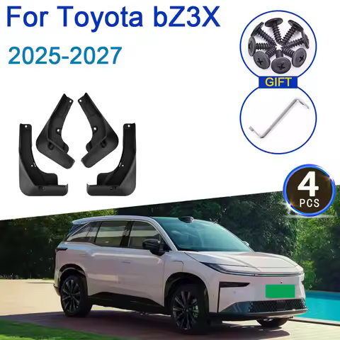 4x Car Fenders For Toyota bZ3X 2025 2026 2027 Auto Front Rear Mudflaps Mud Flare Splash Guards MudGu