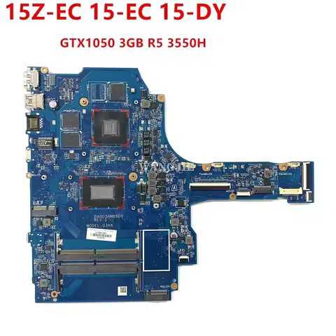 For HP PAVILION GAMING 15Z-EC000 15-EC Laptop Motherboard DA0G3HMB8D0 L71928-001 L71928-601 DSC GTX1