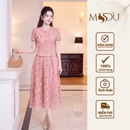 Design Set MDU6659 Elegant Flared Lace Embossed Pattern