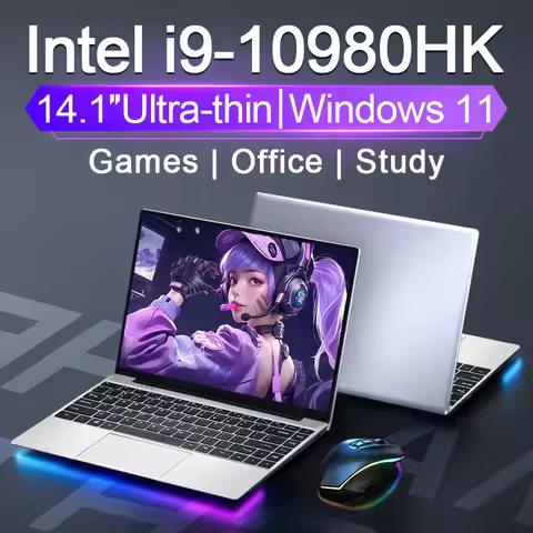 14.1" Windows 11 Gaming laptops Intel Core i9 10980HK 16GB DDR4 1TB 2TB SSD Office Study Business No