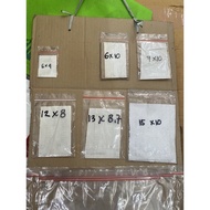 ECER small plastic clip zipper lock transparent plastic clip size 5x8 6x4 6x10 7x10 10x15 12x8 13x8.