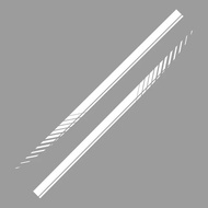 2-Piece Side Skirt Racing Stripes for Hyundai Kona 2017-2025 OS/SX3, Car Side Skirt Decals, Long Str