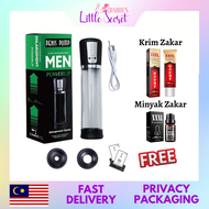 USB Rechargable Auto Men Penis Enlarge Vacuum Pump Increase Size Bigger Longer Sex Toys for Men - Pam Pembesar Zakar