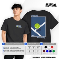 Padel Society T-shirt Padel Community A3 Cotton Combed 30s NC DTF Screen Printing Arsakha Clothing