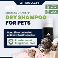 Pets Lab.co™ N5 DRY SHAMPOO for Pets | N'5 Furfresh Plus Shield | Activated Nano Silver