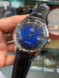 行貨 全新 有門市 日本東方錶 ORIENT WATCH FAC08004D0 漸變藍面 皮帶