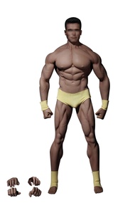 Phicen 1/6 Scale Super Flexible Male Muscular Seamless Body PL2016-M34 Suntan