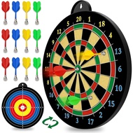 Magnetic Dart Board - 12 Magnetic Darts - Great indoor games and party games - Suitable 5 6 7 8 9 10