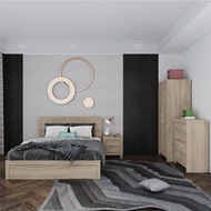 Tomato Home แถมฟูก 5ฟุต!! ชุดเฟอร์ห้องนอน Oslo 3ชิ้น รวม 4ชิ้น | ราคาส่งประกอบในกทมและปริมณฑลเท่านั้