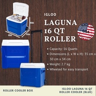IGLOO LAGUNA 16 Qt Roller Cooler (Blue)