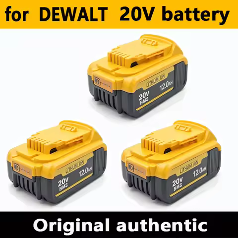 Lithium Battery For Dewalt 20V Battery Compatible Rechargeable Tool Battery 6Ah 12Ah Fits Dewalt Pow