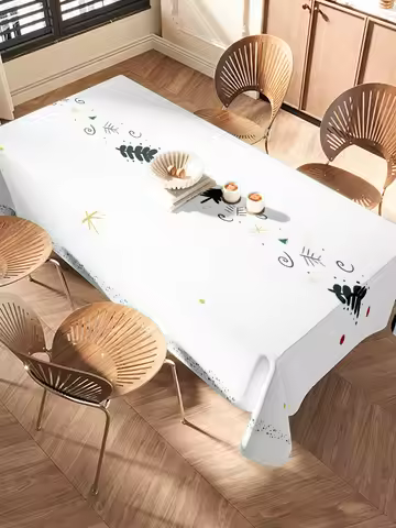 Waterproof Tablecloth Washable Table Cover Farmhouse Dining Tablecloth Modern Table Linens Rectangle
