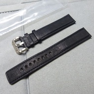 Christopher Ward Italian Leather Strap - Titanium sports clasp - 20mm - Extra Long Strap