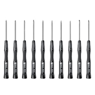 Precision Screwdriver T2-T10 Torx Bits PH0-PH000 Phillips 5-Point Magnetic Bit Slotted Screwdriver C