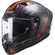 Mũ bảo hiểm Carbon LS2 Thunder FF805 Racing GP - Sputnik Black Red