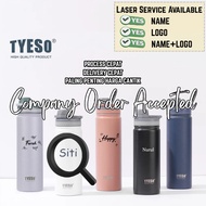 『JUN PROMO』 Tyeso Sport Tumbler Laser Nama Custom Name 750ml Vacuum Insulated Flask Thermos Bulk Ord