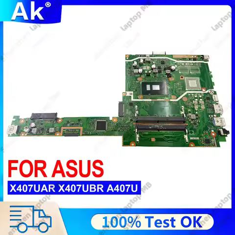 X407UAR Laptop Motherboard For ASUS X407UF Y4000U A407U X407UV X407UA X407UBR F407U X407UAR X407U X4
