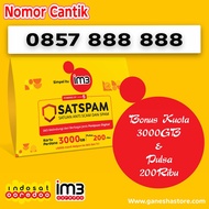Kartu Perdana Indosat Dengan 10 Digit Angka Pilihan Dan Bonus Kuota 3000GB & Pulsa 200K