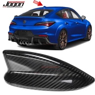 New 2022 2024 For Acura Integra Type S Real Carbon Fiber Roof Shark Antena Fin Cover  Trim For Acura