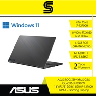 ASUS ROG ZEPHYRUS G16 GU603Z-UN3007W - Gaming Laptop (16 WQXGA 165HZ/I7-12700H/16GB OB + 1S/512GB G4X4 SSD+1S/RTX4050 6GB DDR6/W11)